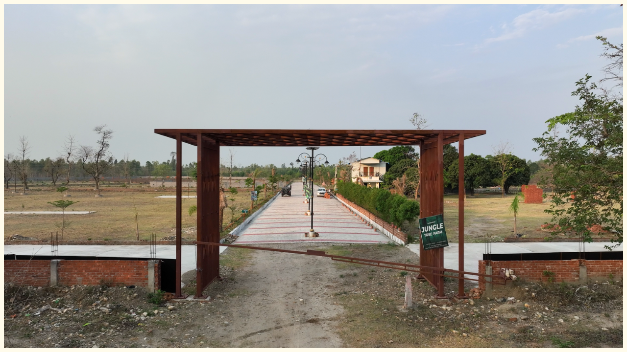 Jungle Tree Project farmhouses entry gate