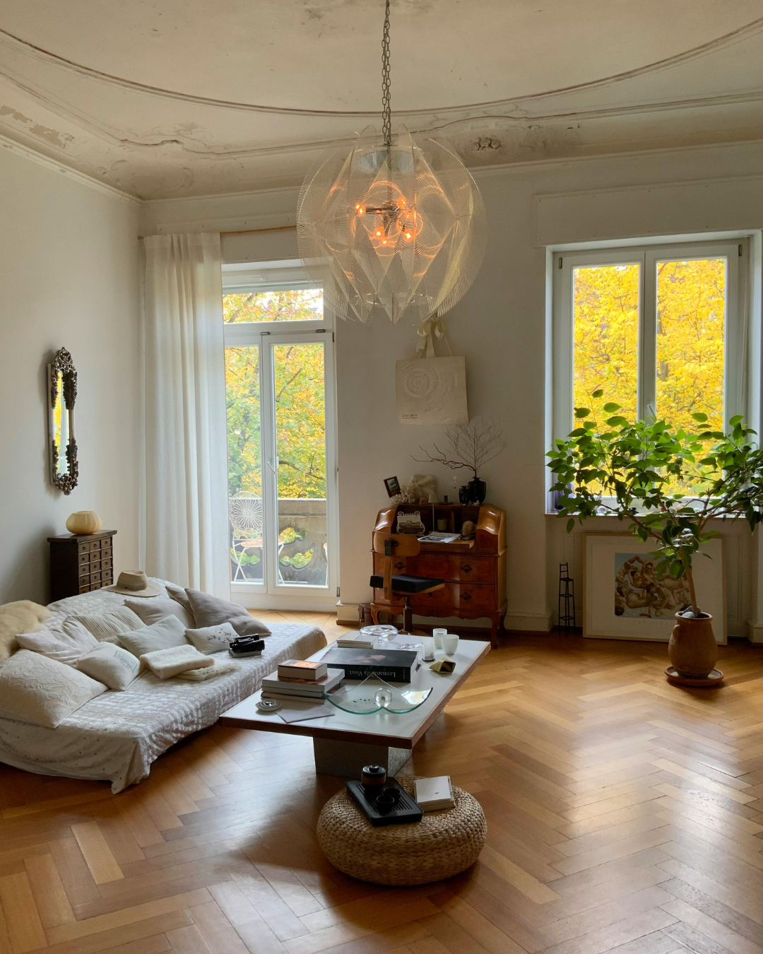 home interior greenery